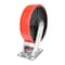 Vestil Polyurethane Swivel Caster 8 In. Diameter x 2 In. Width 1474 Lb. Capacity Red/Black CST-VE-8X2PU-S - alternate 7